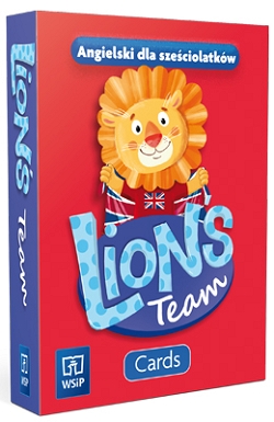 Lion's Team. Język angielski. Cards. 6-latek