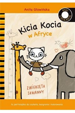 Kicia Kocia w Afryce. Kolorowanka