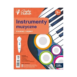 Czytaj z Albikiem. Instrumenty muzyczne. Pianino i bębny