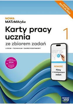 NOWA MATeMAtyka 1. Karty pracy ucznia ze zbiorem zdań. Nowa Edycja