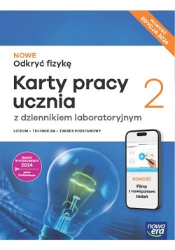 NOWE Odkryć fizykę 2. Karty pracy.  Nowa Edycja