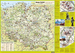 Mapa ścienna Polski Junior