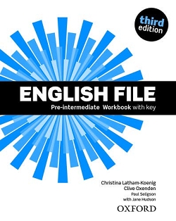 English File 3E Pre-intermediate Workbook with key