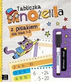 Tabliczka mnożenia z pisakiem dla klas 1-3