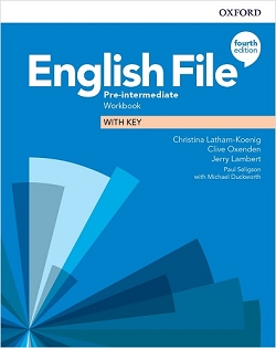 English File 4E Pre-Intermediate Workbook + key, Zeszyt ćwiczeń